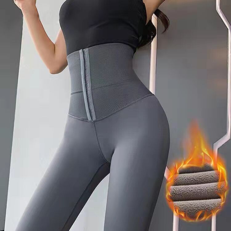 high waist shaping fitness pants stretch sauna pants