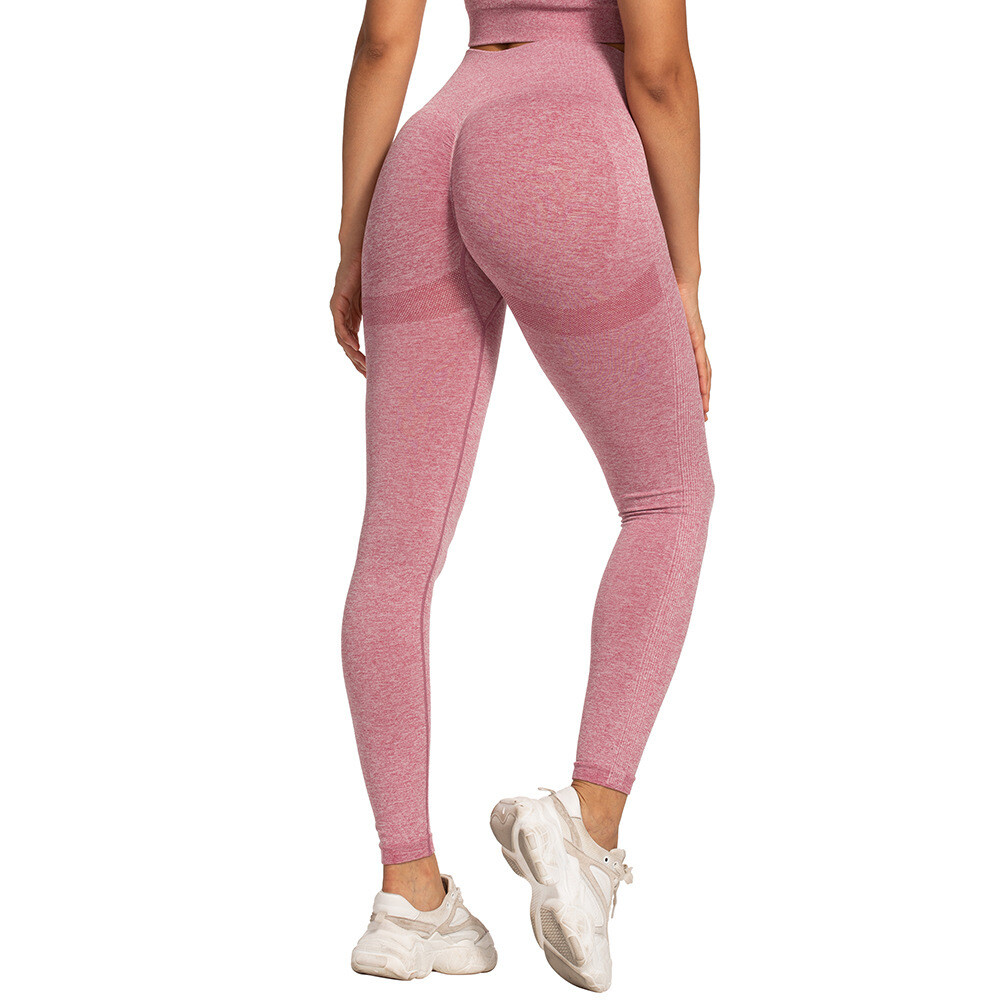 Yoga clothes sports fitness hips slim nylon peach hips seamless yoga pants