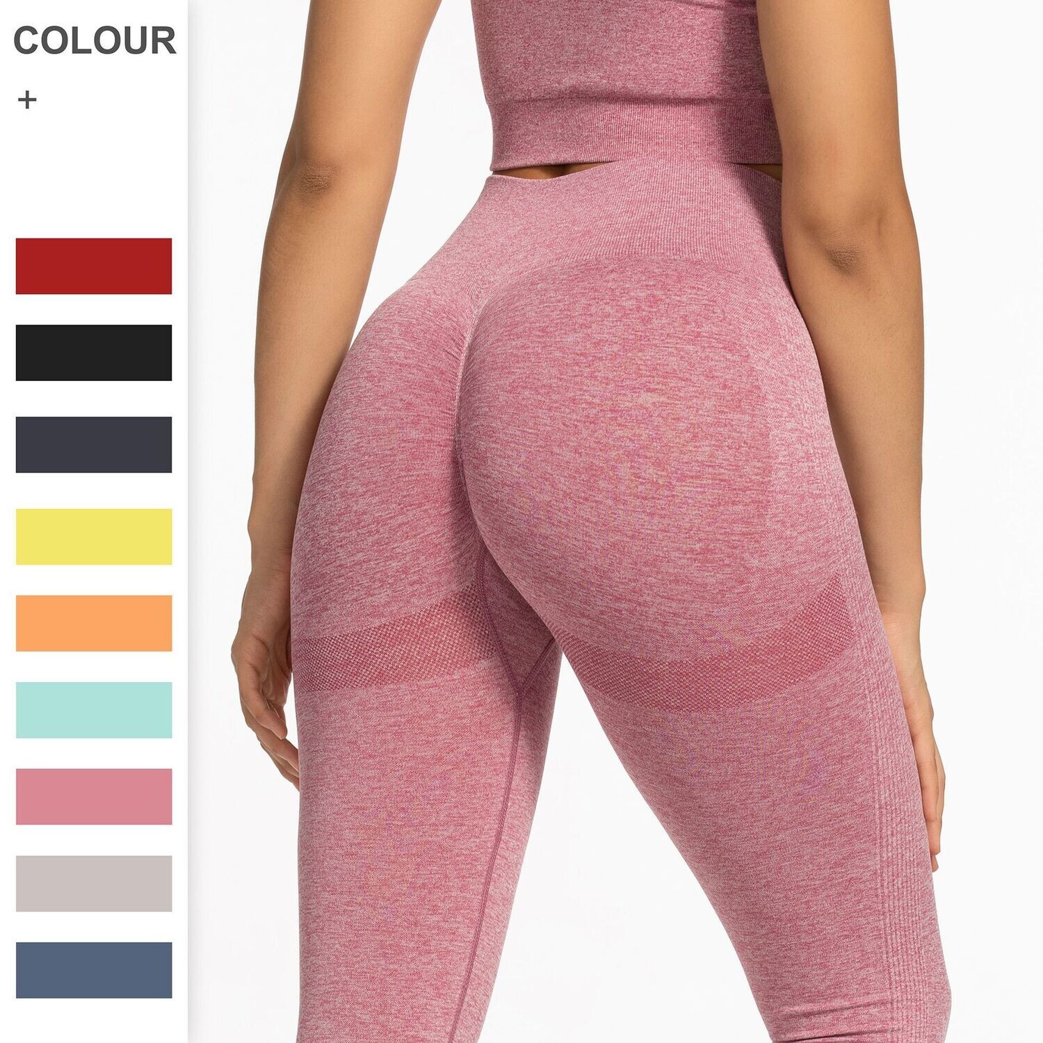 Yoga clothes sports fitness hips slim nylon peach hips seamless yoga pants