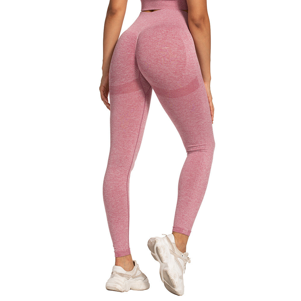 Yoga clothes sports fitness hips slim nylon peach hips seamless yoga pants