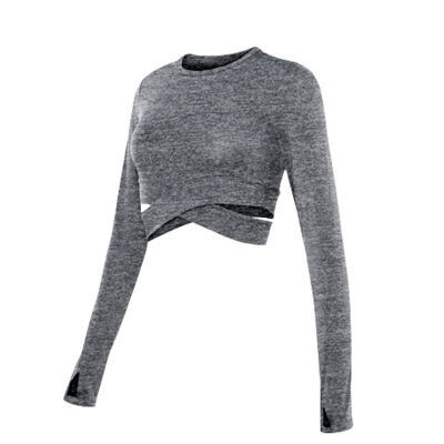  big V neck leisure breathable running sports long sleeves 
