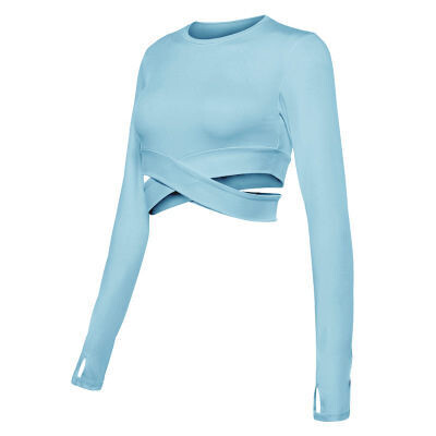 big V neck leisure breathable running sports long sleeves 