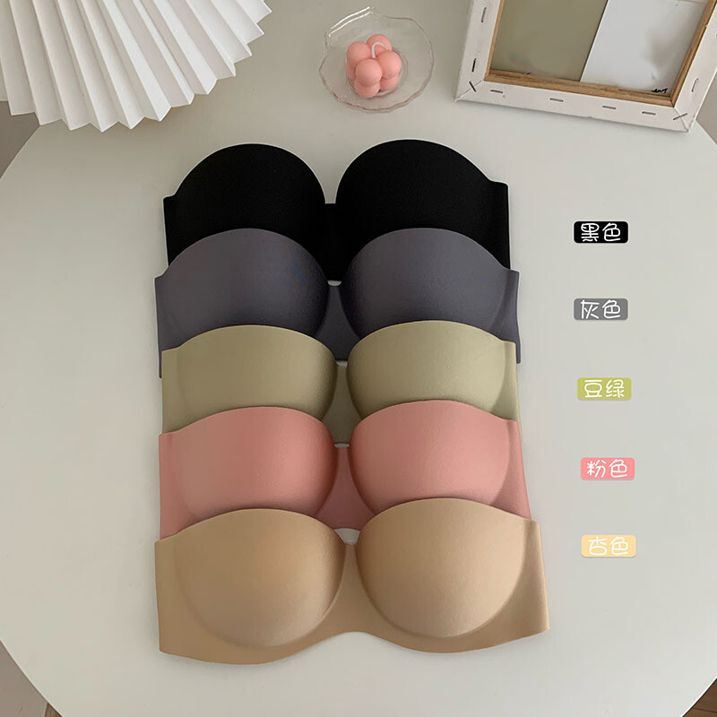 Non slip Strapless invisible bra comfortable underwear
