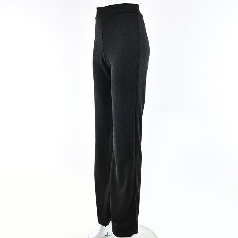 Hipster flared shimmer glitter pants