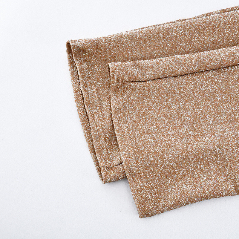 Hipster flared shimmer glitter pants