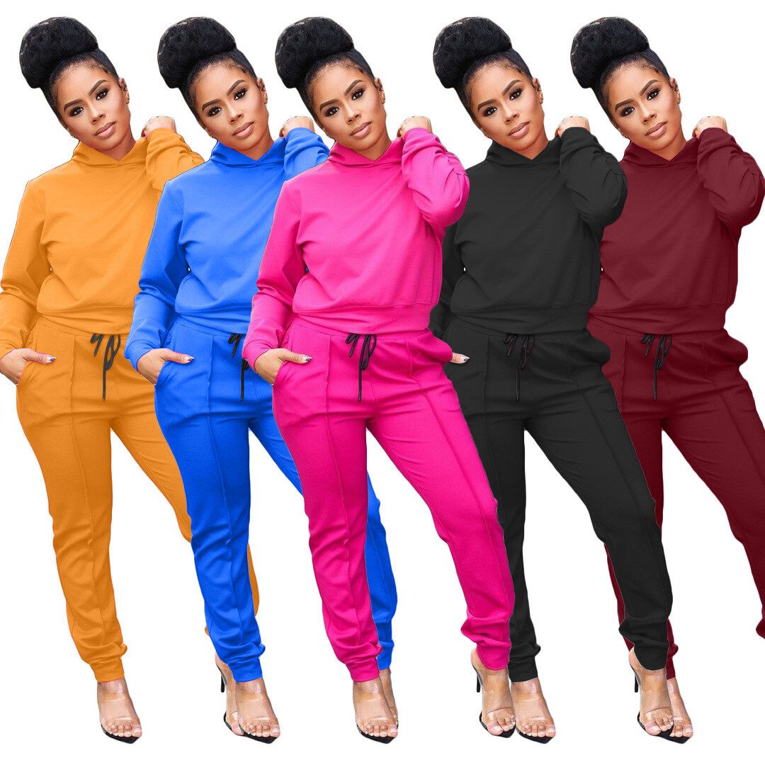 Fashion Casual Sports Hooded Suit
