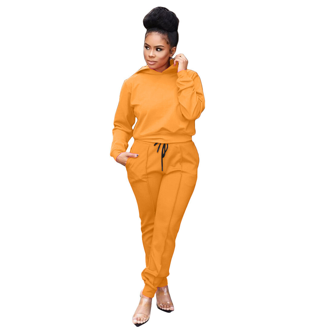 Fashion Casual Sports Hooded Suit
