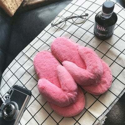  home indoor fur cotton Plush slippers