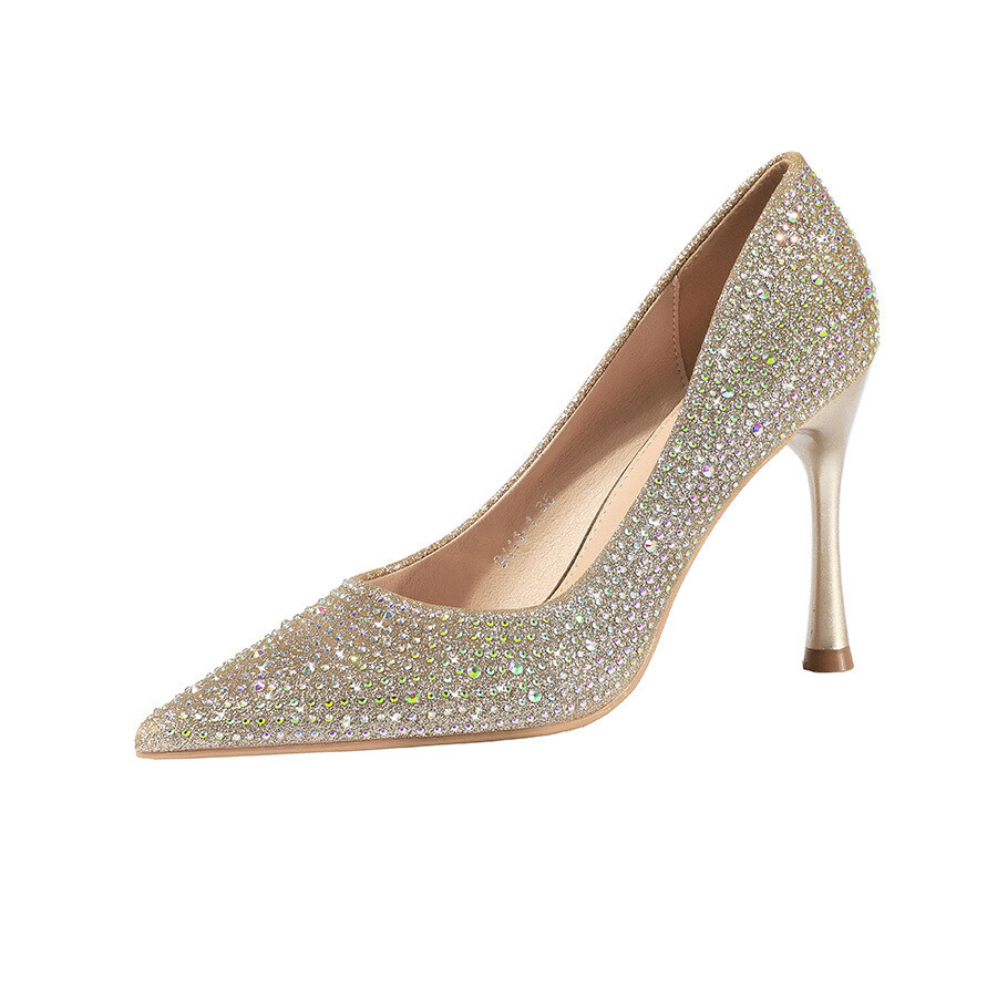  Rhinestone Banquet Pumps Stilleto Heels
