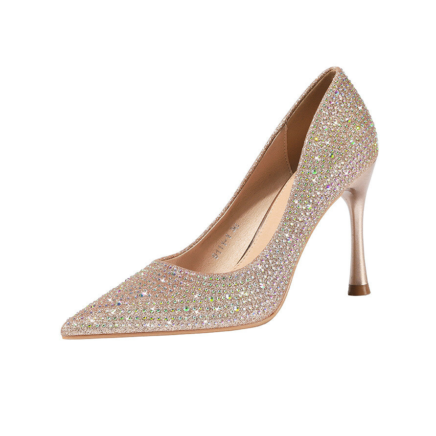  Rhinestone Banquet Pumps Stilleto Heels