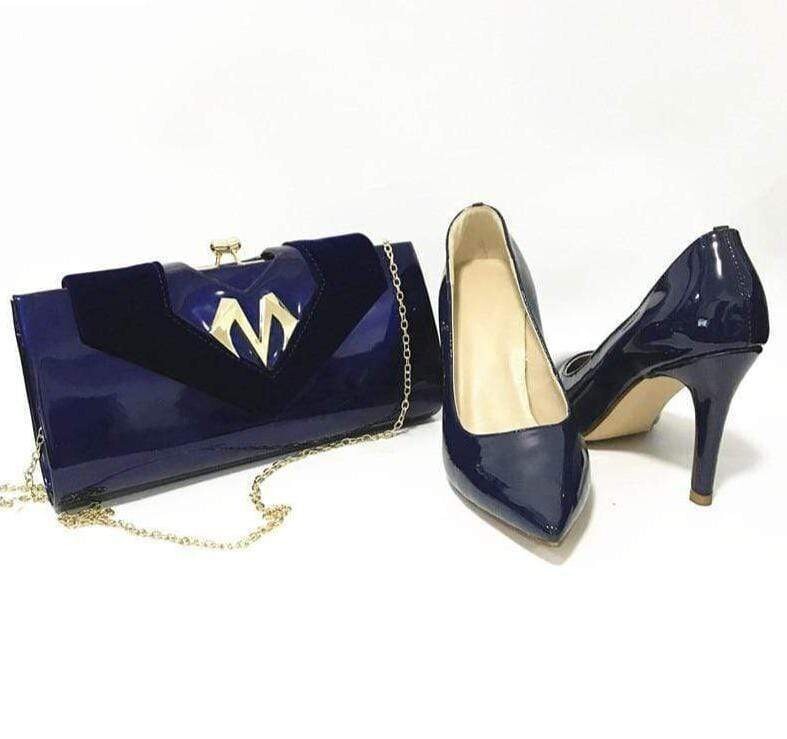 Fashion shoes and bags matching