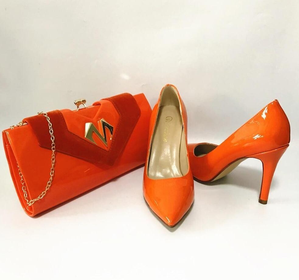 Fashion shoes and bags matching