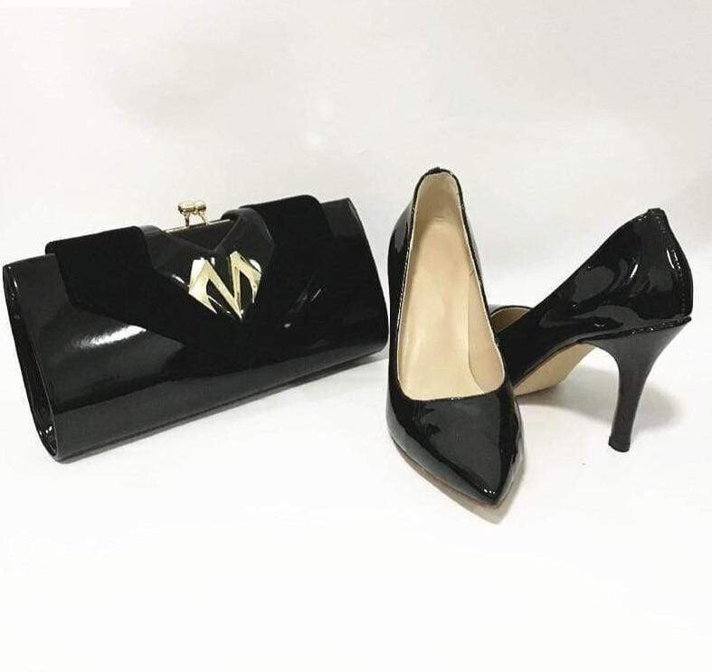 Fashion shoes and bags matching