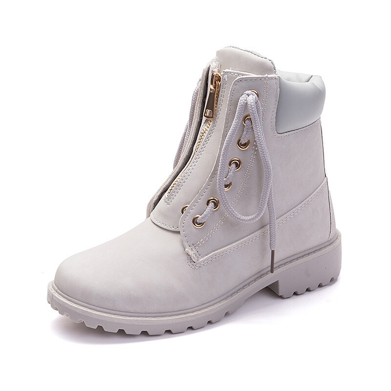 Doc Martin Style Lace up Ankle Boots