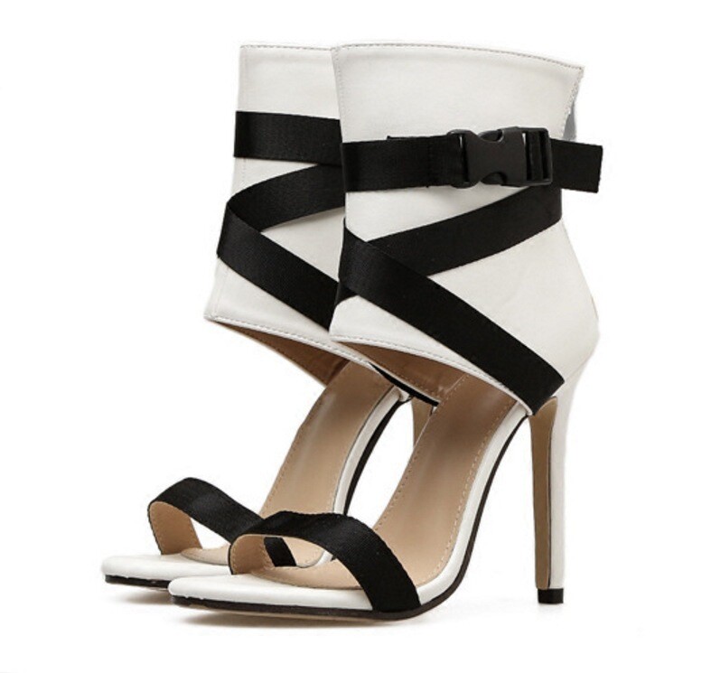  Mid-tube High-heeled Sandals boot