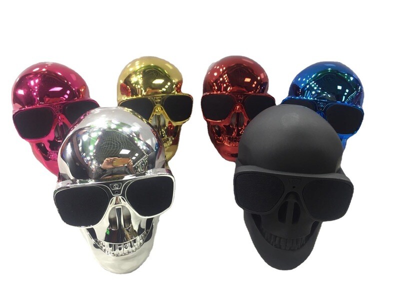 Wireless Bluetooth Speaker Sunglass Skull Speaker Mobile Subwoofer Multipurpose Speaker 