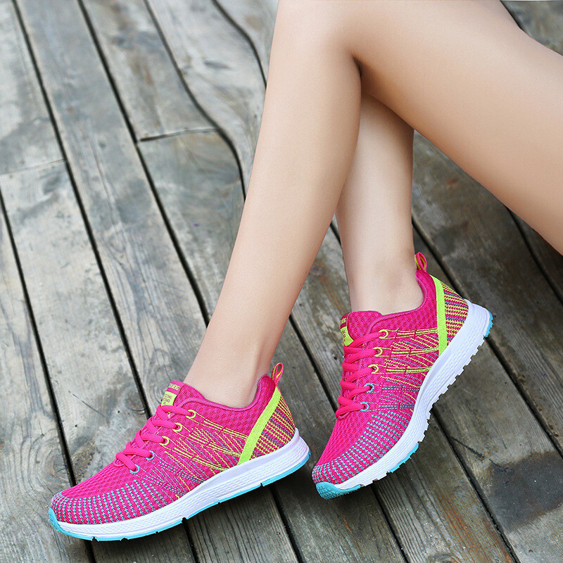 Causal sport gradient sneakers