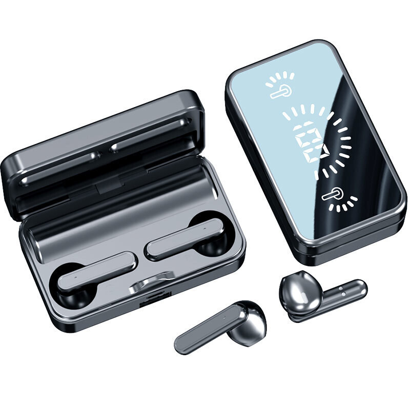 bluetooth earphone mirror large screen wireless dual earphone