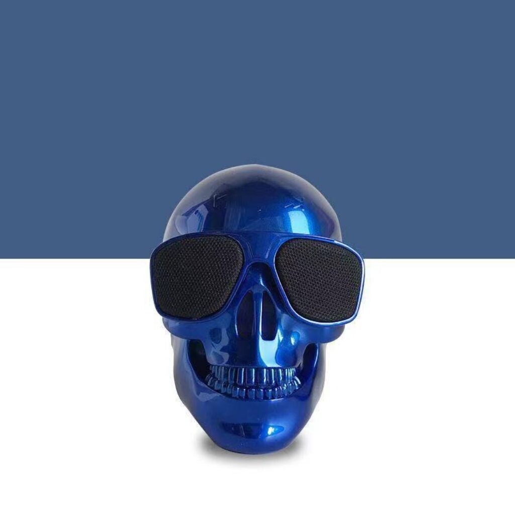 Wireless Bluetooth Speaker Sunglass Skull Speaker Mobile Subwoofer Multipurpose Speaker 