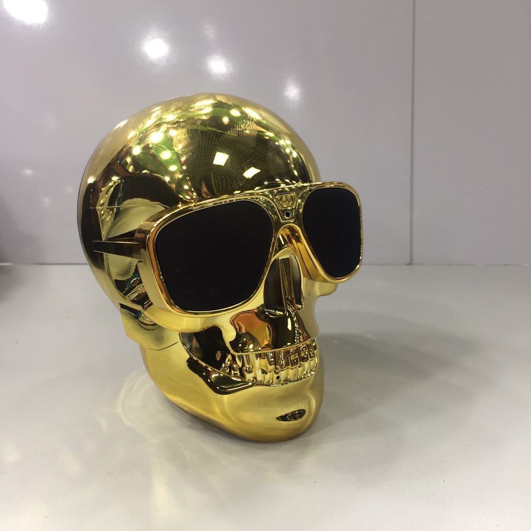 Wireless Bluetooth Speaker Sunglass Skull Speaker Mobile Subwoofer Multipurpose Speaker 