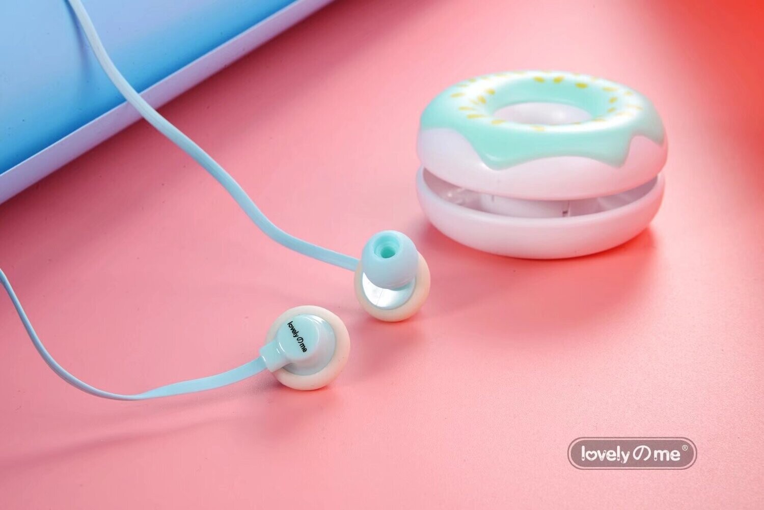 New Creative Macaron Q17 Donut Cartoon Headphones With Mark