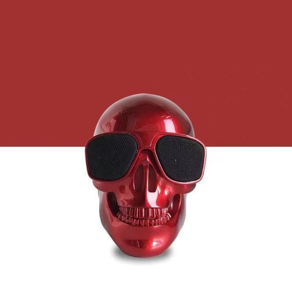 Wireless Bluetooth Speaker Sunglass Skull Speaker Mobile Subwoofer Multipurpose Speaker 