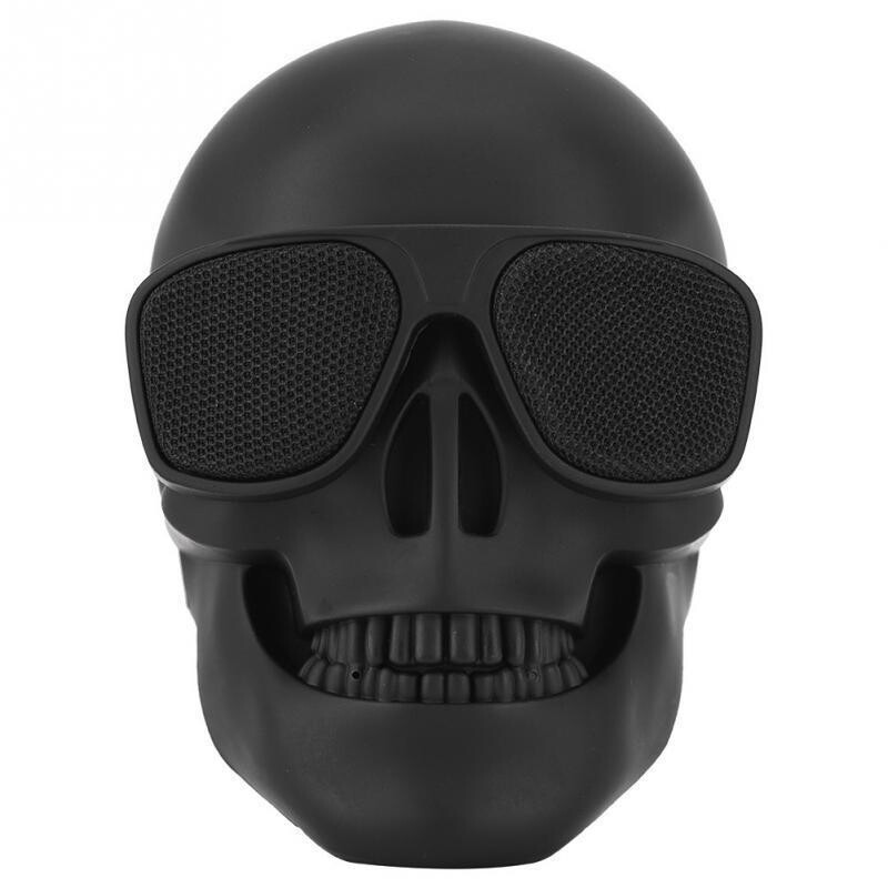 Wireless Bluetooth Speaker Sunglass Skull Speaker Mobile Subwoofer Multipurpose Speaker 