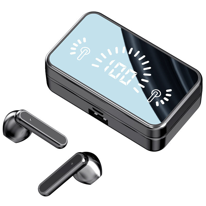 bluetooth earphone mirror large screen wireless dual earphone