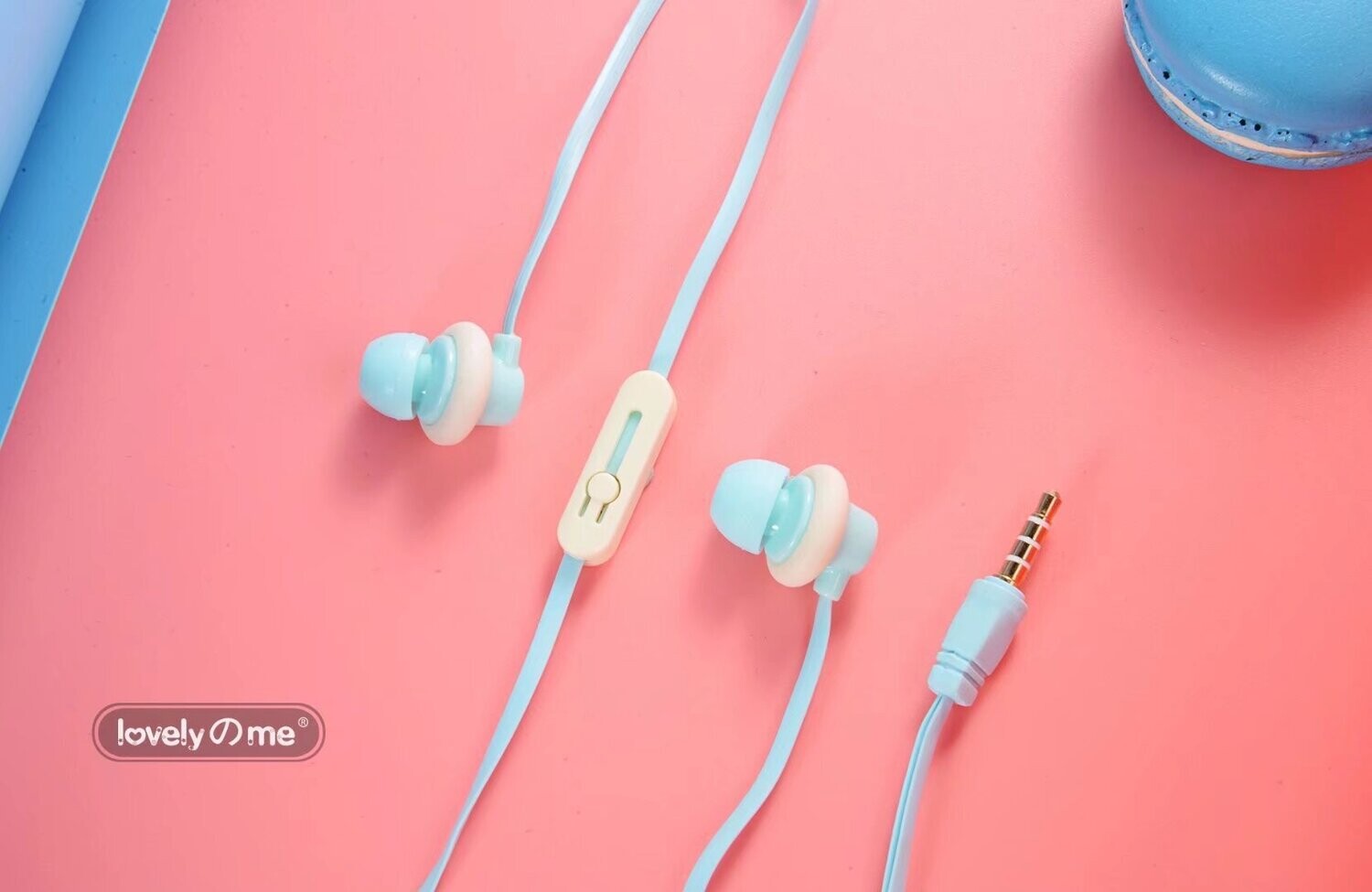 New Creative Macaron Q17 Donut Cartoon Headphones With Mark