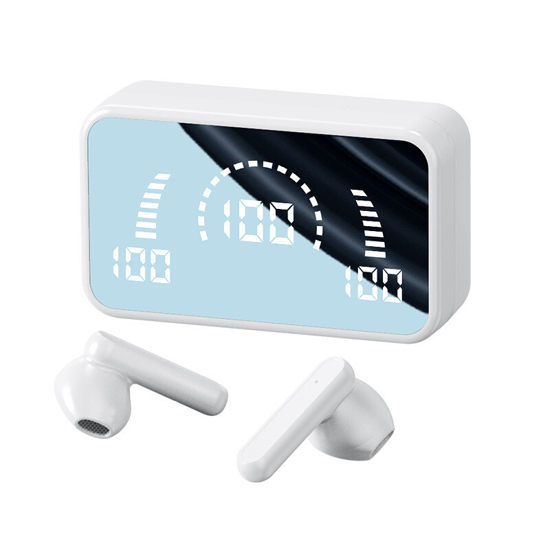 bluetooth earphone mirror large screen wireless dual earphone