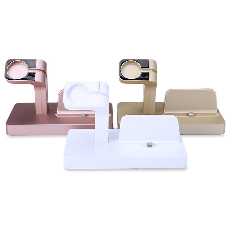 Suitable For Apple Mobile Phone Watch Plastic Stand Watch Two-in-one Charging Base Stand