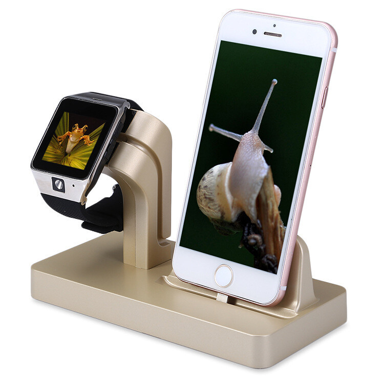 Suitable For Apple Mobile Phone Watch Plastic Stand Watch Two-in-one Charging Base Stand