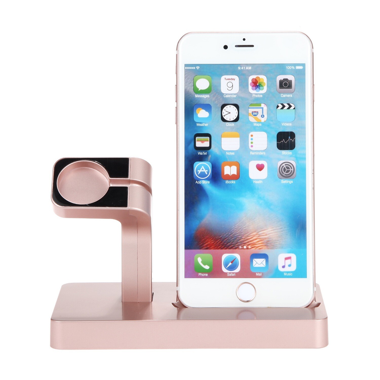 Suitable For Apple Mobile Phone Watch Plastic Stand Watch Two-in-one Charging Base Stand