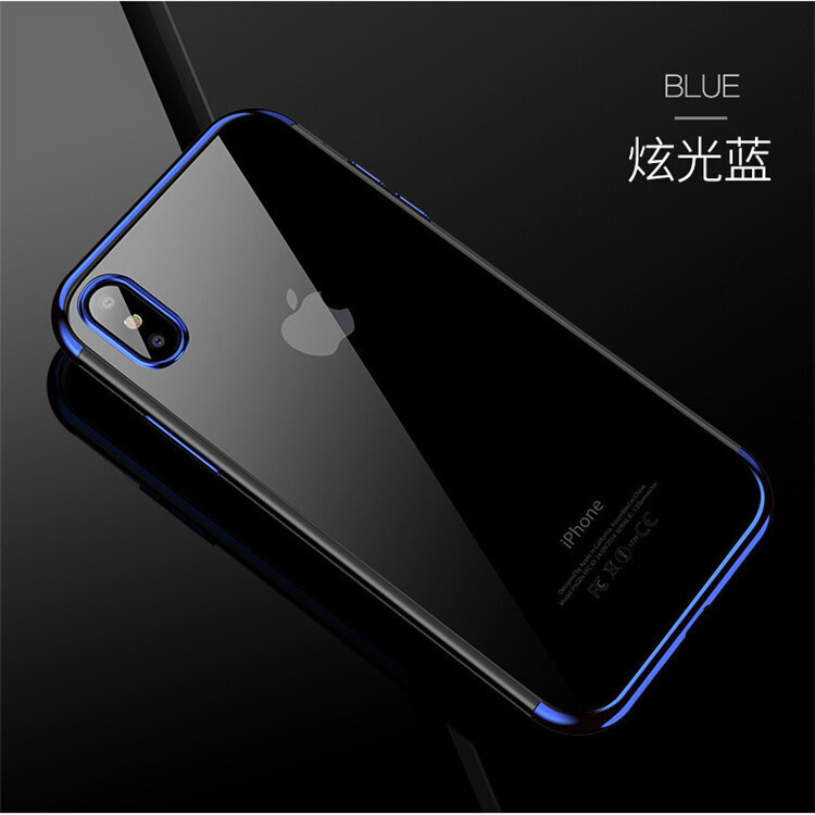 Suitable For IPhone12mini/11Pro Three-stage Electroplating TPU Mobile Phone Case Apple XSmax Anti-fall Protective Cover
