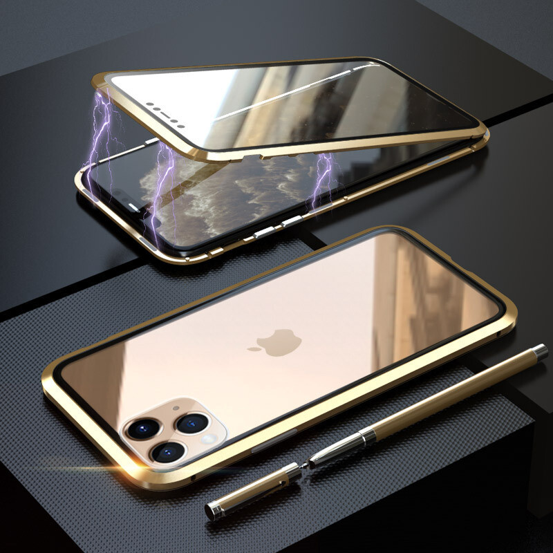 Flip IPhone11 Pro Max Metal Frame, Color: Golden, Applicable Model: Iphone 7pro/8pro