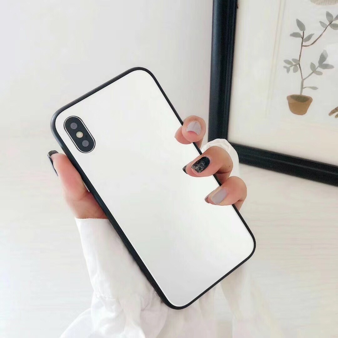 Suitable For IPhone12promax Glass Shell Apple 11 Makeup Mirror XR Personality Fashion 6s Mobile Phone Case