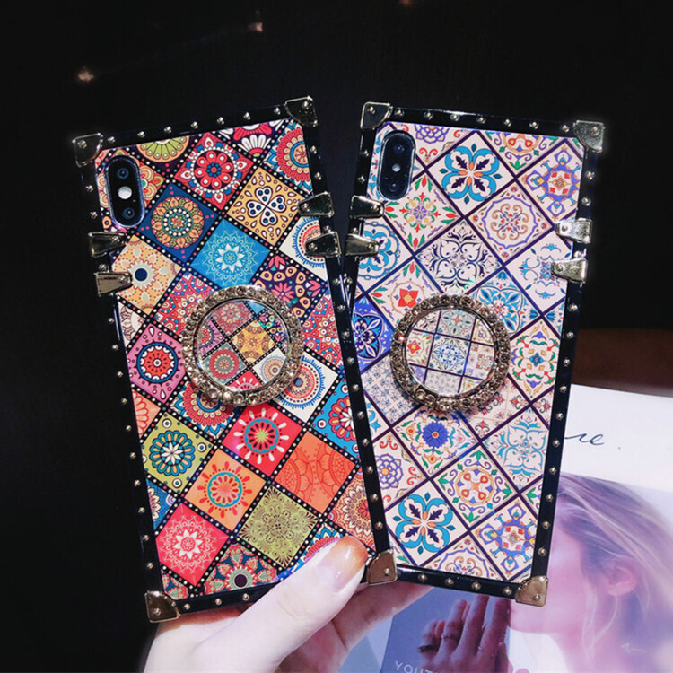 Suitable For 11pro Mobile Phone Shell Female Models Xsmax Apple Promax Retro Xr Soft Rubber 8 Bracket
