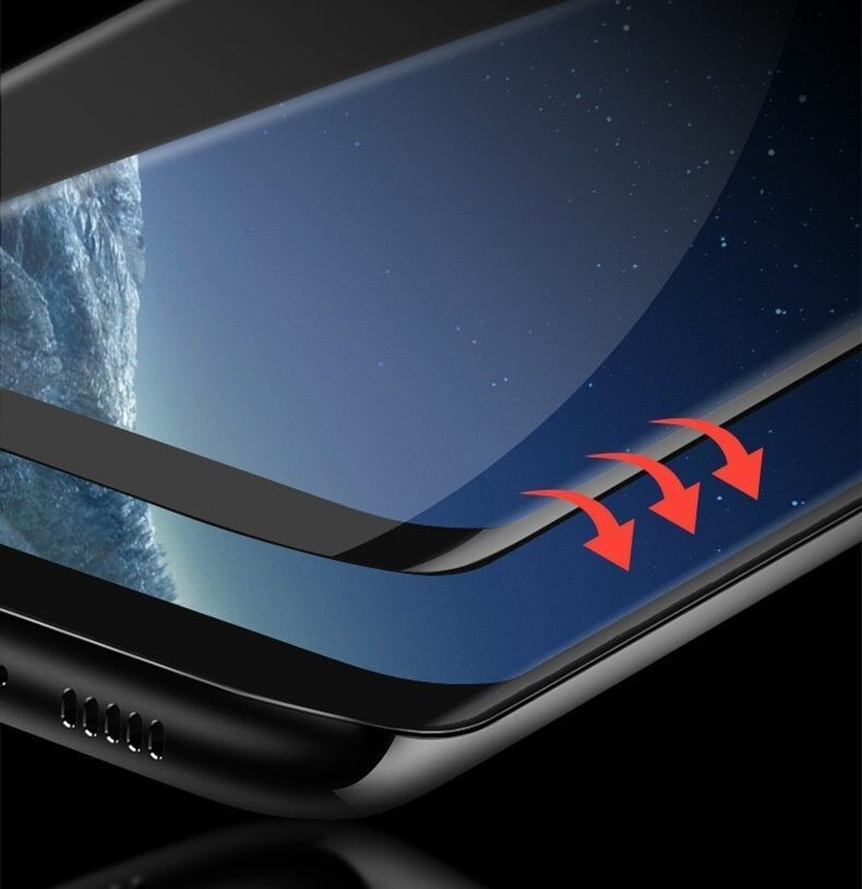 Suitable For Samsung S21 Tempered Film, S20 Curved Surface All Glue Film, S22 All Glue Tempered Film, Fingerprint Unlocking Mobile Phone Film