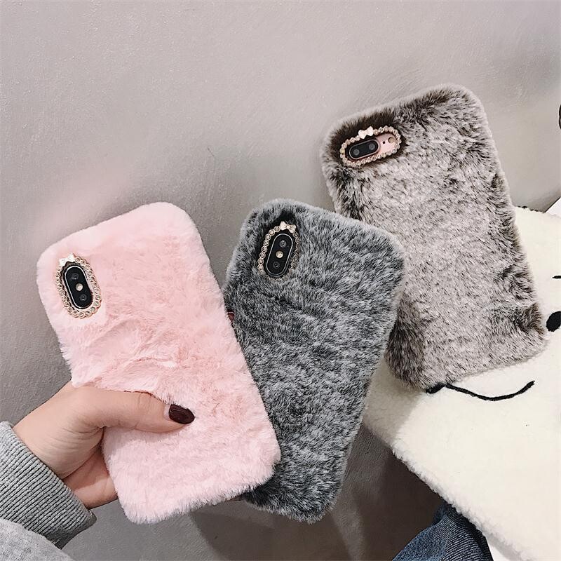 Suitable For OPPOReno Winter Plush Phone Case R17/A5 Plush Case A9/Reno2 Female Models K1/R15X