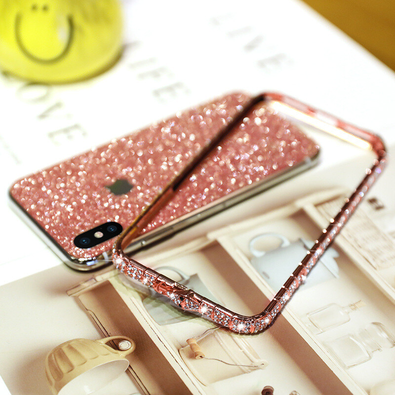 Suitable For Iphone8plus Diamond Frame Apple X Diamond Frame IPhoneXS Max Diamond Mobile Phone Frame 7p/11pro