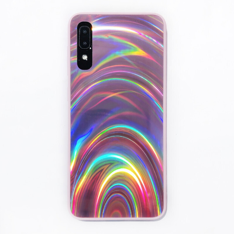 Mobile Phone Case Creative Laser Aurora Color Rainbow All-inclusive New A51 Protective Cover
