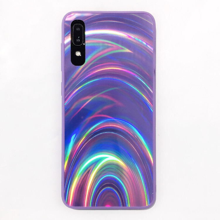 Mobile Phone Case Creative Laser Aurora Color Rainbow All-inclusive New A51 Protective Cover