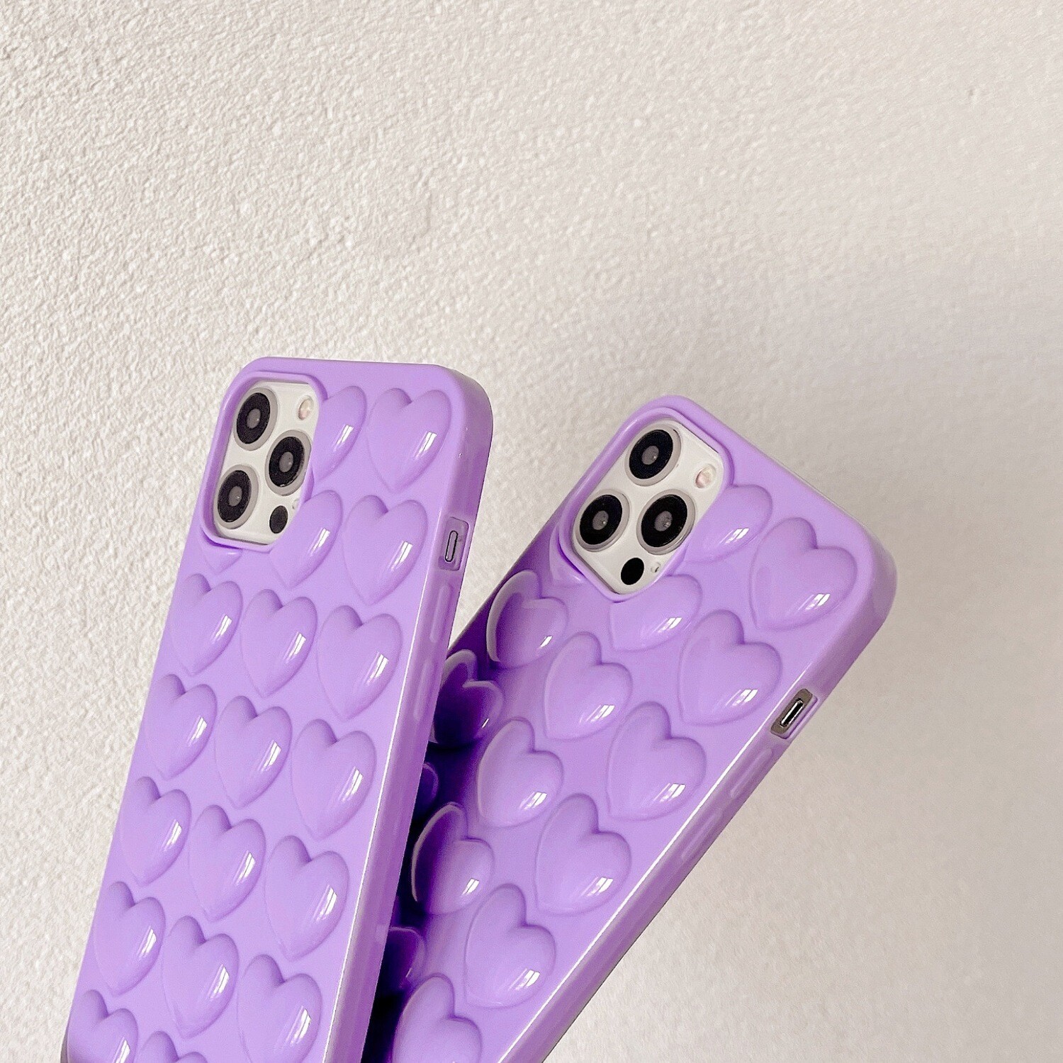 Three-dimensional Love For Iphone12Pro/Max Apple 11/12/XR Candy Color Love Mobile Phone Case