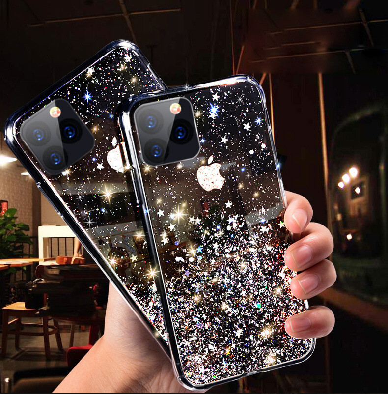 Gradient Glitter Star Suitable For Apple IPhone 11 Pro Max 7 Plus Epoxy Phone Case