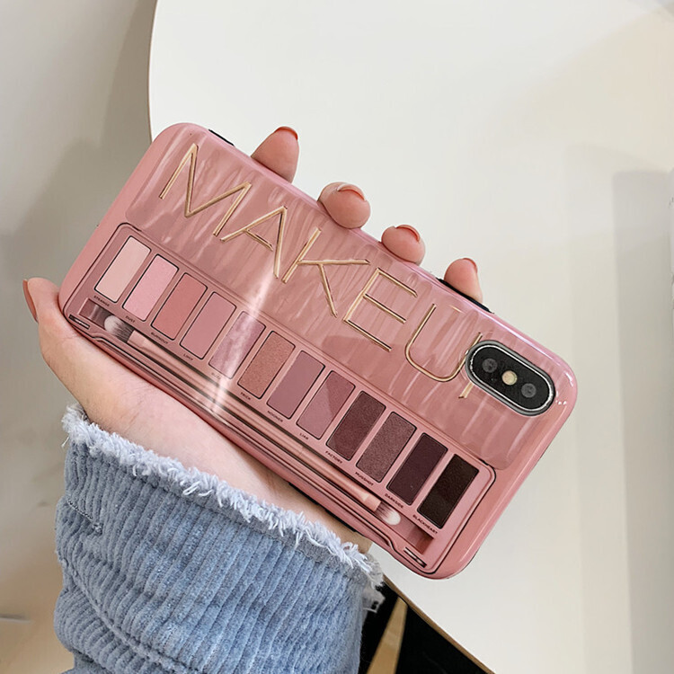 Suitable For Iphone11 Mobile Phone Shell Personality Creative Makeup Eye Shadow Box Imd New Apple XSmax Protective Cover