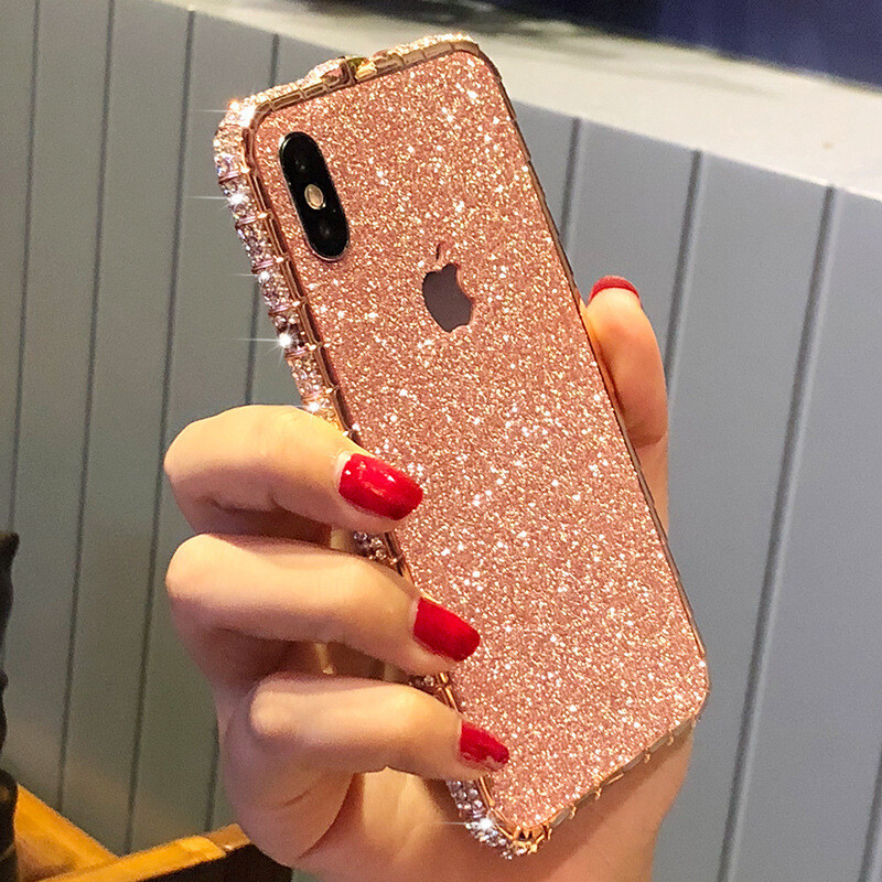 Suitable For Iphone8plus Diamond Frame Apple X Diamond Frame IPhoneXS Max Diamond Mobile Phone Frame 7p/11pro