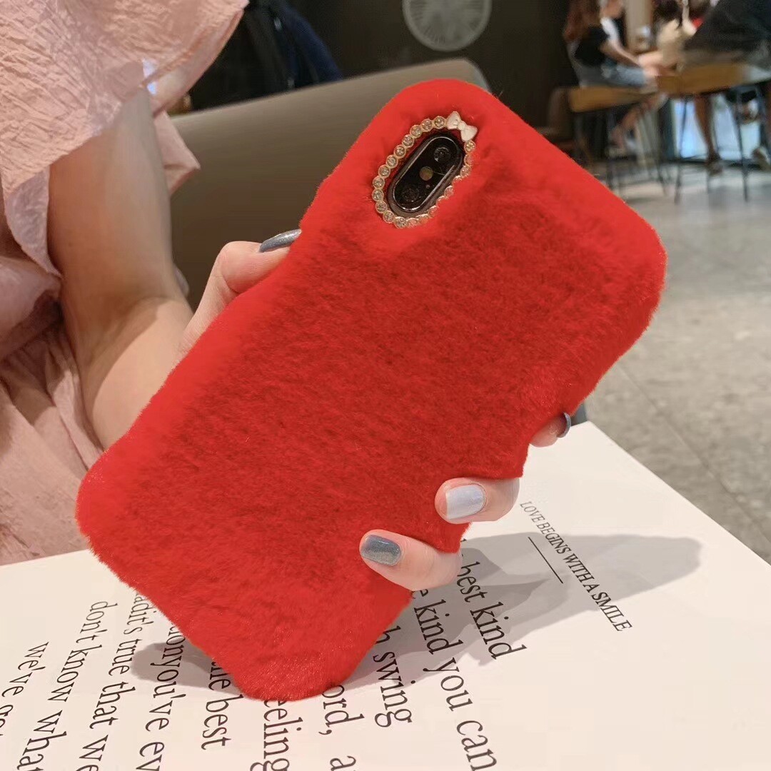 Suitable For OPPOReno Winter Plush Phone Case R17/A5 Plush Case A9/Reno2 Female Models K1/R15X
