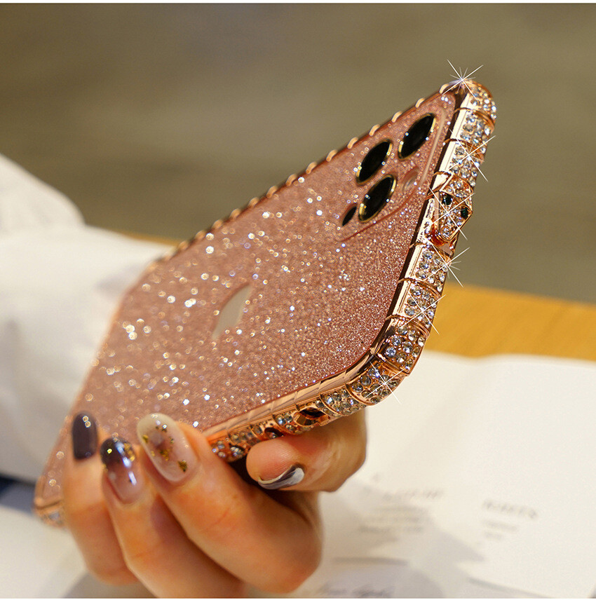 Suitable For Iphone8plus Diamond Frame Apple X Diamond Frame IPhoneXS Max Diamond Mobile Phone Frame 7p/11pro