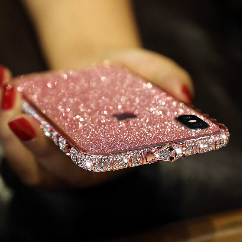 Suitable For Iphone8plus Diamond Frame Apple X Diamond Frame IPhoneXS Max Diamond Mobile Phone Frame 7p/11pro