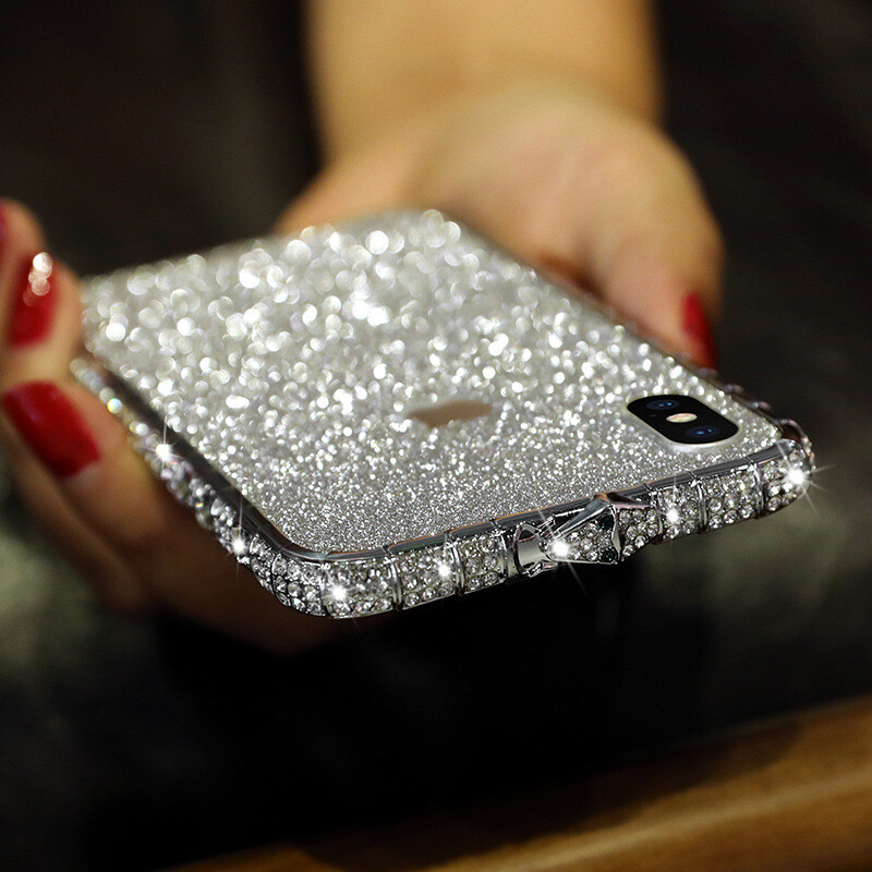 Suitable For Iphone8plus Diamond Frame Apple X Diamond Frame IPhoneXS Max Diamond Mobile Phone Frame 7p/11pro